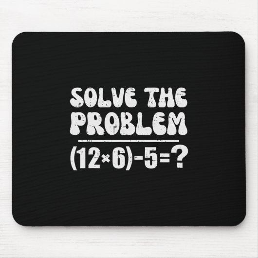 67 Meme Funny Pemdas Elementary Math Teacher Six S Mousepad (Vorne)