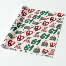 67 Meme Funny Santa Christmas Gift Wrap For Teen  Geschenkpapier