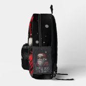 67 Meme Funny Santa Says Six Seven Christmas Bedruckter Rucksack (Rechts)