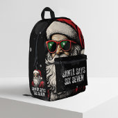 67 Meme Funny Santa Says Six Seven Christmas Bedruckter Rucksack