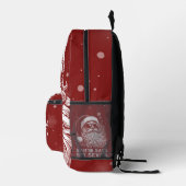 67 Meme Funny Santa Says Six Seven Christmas Bedruckter Rucksack (Rechts)