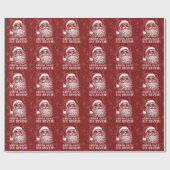 67 Meme Funny Santa Says Six Seven Christmas Geschenkpapier (Flach)