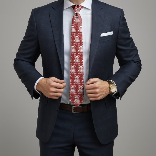 67 Meme Funny Santa Says Six Seven Christmas Krawatte