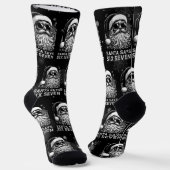 67 Meme Funny Santa Says Six Seven Christmas Socken (Gewinkelt)