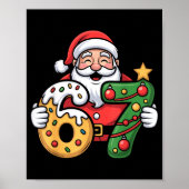 67 Meme Funny Santa Six Seven Christmas Xmas Kids Poster (Vorne)