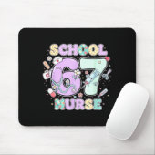 67 Meme Funny School Nurse Six Seven Meme Boys Gir Mousepad (Mit Mouse)