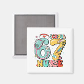 67 Meme Funny School Nurse Six Seven Meme Magnet (Vorderseite/Rückseite)