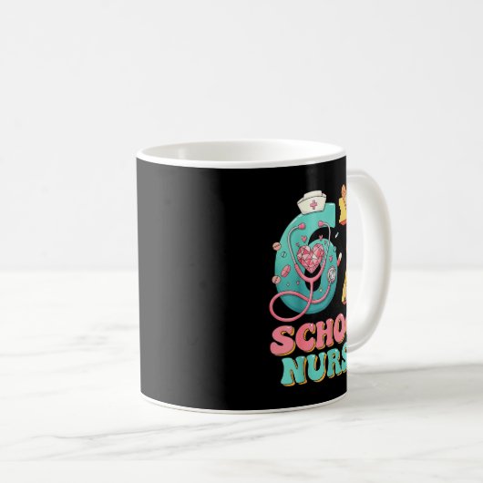 67 Meme Funny School Nurse Six Seven Meme Nursing Kaffeetasse (VorderseiteRechts)