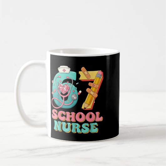 67 Meme Funny School Nurse Six Seven Meme Nursing Kaffeetasse (Links)
