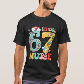 67 Meme Funny School Nurse Six Seven Meme T-Shirt (Vorderseite)