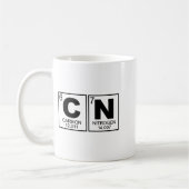 67 Meme Funny Science Teacher Periodic Table Retro Kaffeetasse (Links)