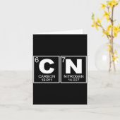 67 Meme Funny Science Teacher Periodic Table Retro Karte (Gelbe Blume)