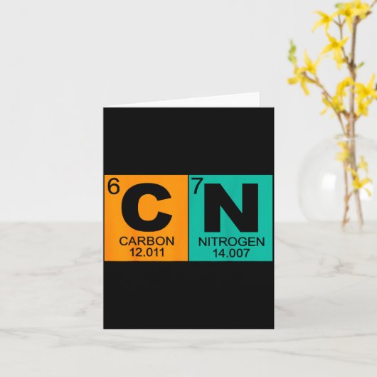 67 Meme Funny Science Teacher Periodic Table Retro Karte (Gelbe Blume)