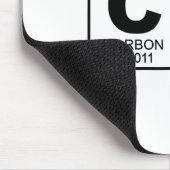 67 Meme Funny Science Teacher Periodic Table Retro Mousepad (Ecke)