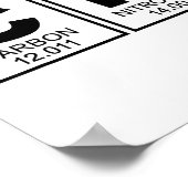 67 Meme Funny Science Teacher Periodic Table Retro Poster (Ecke)