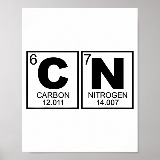 67 Meme Funny Science Teacher Periodic Table Retro Poster (Vorne)