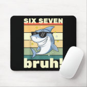 67 Meme Funny Six Seven Bruh 6-7 Meme Kids Boys Gi Mousepad (Mit Mouse)