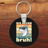 67 Meme Funny Six Seven Bruh 6-7 Meme Kids Boys Gi Schlüsselanhänger (Vorderseite)