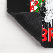 67 Meme Funny Six Seven Bruh Christmas Santa 6 7 M Mousepad (Ecke)