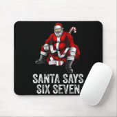 67 Meme Funny Six Seven Christmas 6-7 Meme Santa 6 Mousepad (Mit Mouse)