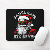 67 Meme Funny Six Seven Christmas 6-7 Meme Santa 6 Mousepad (Mit Mouse)