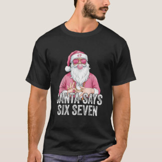 67 Meme Funny Six Seven Christmas 6-7 Meme  T-Shirt