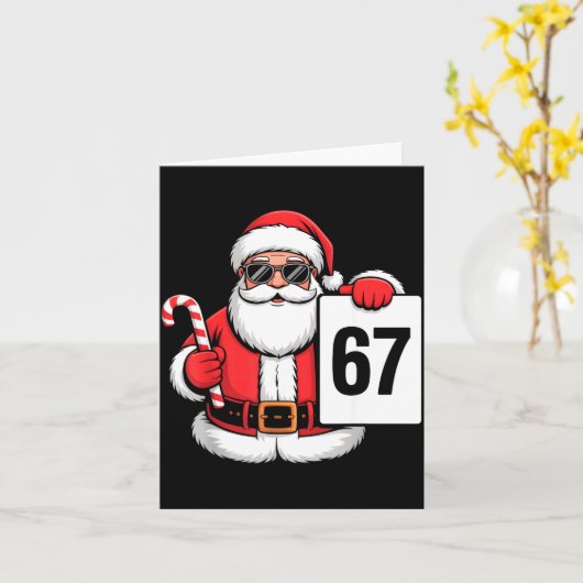 67 Meme Funny Six Seven Christmas For Men Women Ki Karte (Gelbe Blume)