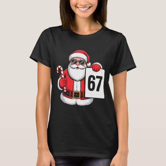 67 Meme Funny Six Seven Christmas For Men Women Ki T-Shirt (Vorderseite)