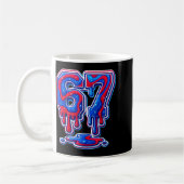 67 Meme Funny Six Seven For Boys And Girls Cool  Kaffeetasse (Links)