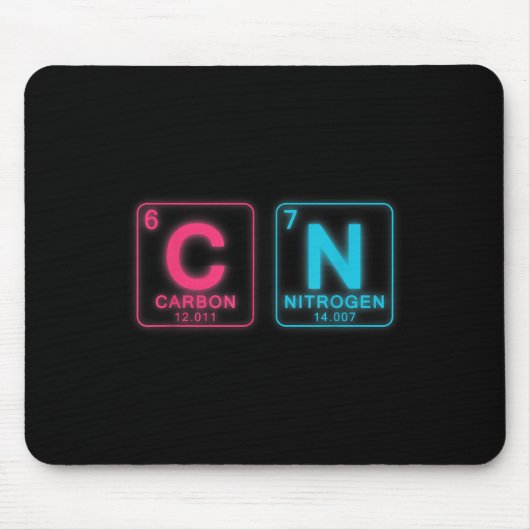 67 Meme Funny Teacher Science Periodic Table 6 7 B Mousepad (Vorne)