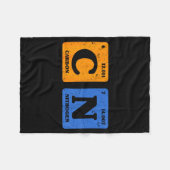 67 Meme Funny Teacher Science Periodic Table Retro Fleecedecke (Vorderseite (Horizontal))