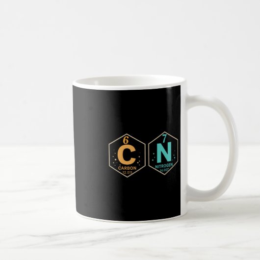 67 Meme Funny Teacher Science Periodic Table Retro Kaffeetasse (Rechts)