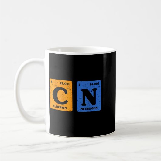 67 Meme Funny Teacher Science Periodic Table Retro Kaffeetasse (Links)