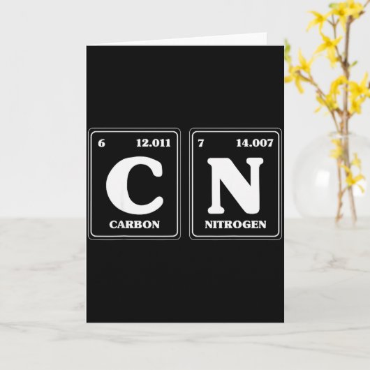 67 Meme Funny Teacher Science Periodic Table Retro Karte (Gelbe Blume)