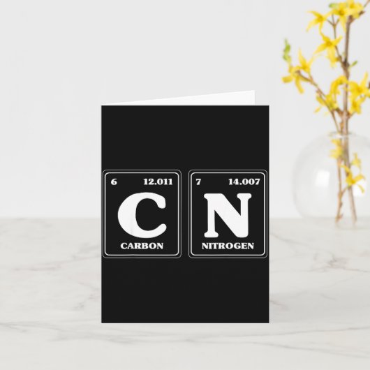 67 Meme Funny Teacher Science Periodic Table Retro Karte (Gelbe Blume)