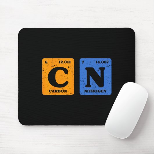 67 Meme Funny Teacher Science Periodic Table Retro Mousepad (Mit Mouse)