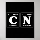 67 Meme Funny Teacher Science Periodic Table Retro Poster (Vorne)