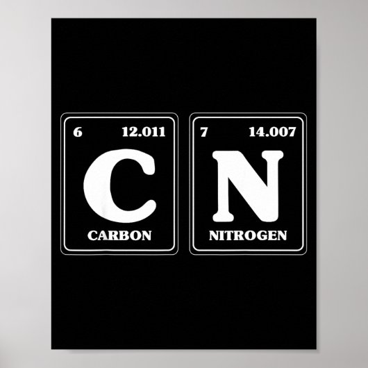 67 Meme Funny Teacher Science Periodic Table Retro Poster (Vorne)