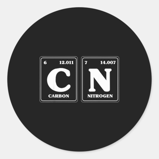 67 Meme Funny Teacher Science Periodic Table Retro Runder Aufkleber (Vorderseite)