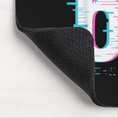 67 Meme Glitch-core 67 Digital Signal Still Loadin Mousepad (Ecke)