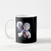67 Meme Goose Howling At The Moon Funny Six Seven Kaffeetasse (Links)