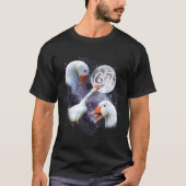 67 Meme Goose Howling At The Moon Funny Six Seven  T-Shirt (Vorderseite)