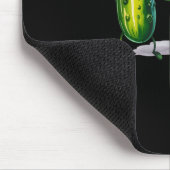 67 Meme Gürkchen Überraschung Ein Glas Geschnitten Mousepad (Ecke)