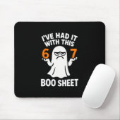 67 Meme Halloween Costume 6 7 Funny Boo Sheet Six  Mousepad (Mit Mouse)