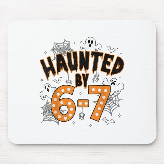67 Meme Halloween Geisterhaft - Lustiger Geist und Mousepad (Vorne)