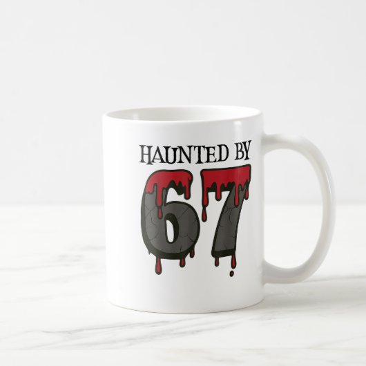 67 Meme Halloween Haunted Spooky - Six Seven Gen A Kaffeetasse (Rechts)