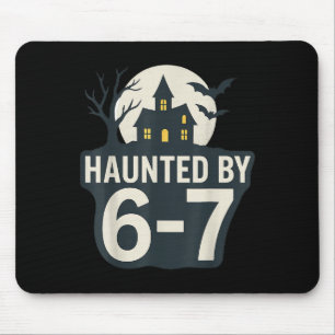 67 Meme Halloween-Haus Gruselig - Six Seven Gen Al Mousepad