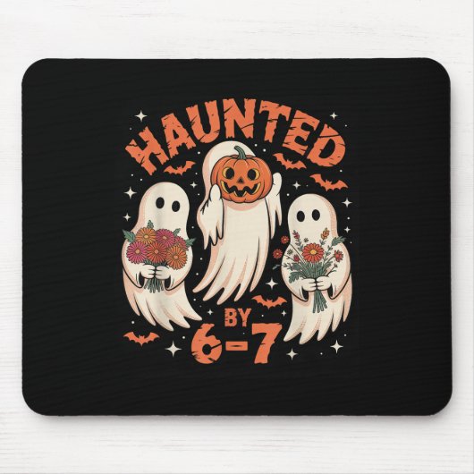 67 Meme Halloween Heiligabend Mousepad (Vorne)