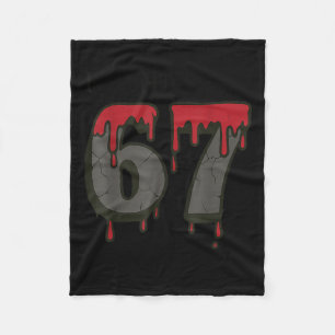 67 Meme Halloween Heimgesucht Gruselig - Six Seven Fleecedecke