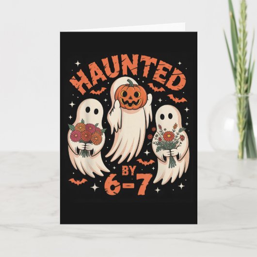 67 Meme Halloween Heiß Karte (Vorderseite)